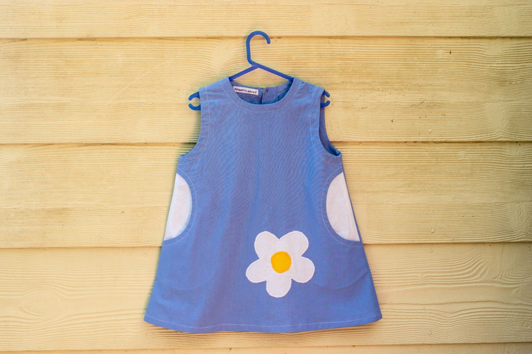 SEWING PATTERN, Girls Pinafore Dress Pattern, Baby Dress Pattern