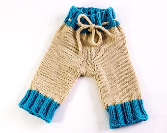 Knitted Baby Pants Pattern: Seamless Design, 5 Sizes (PDF Pattern)