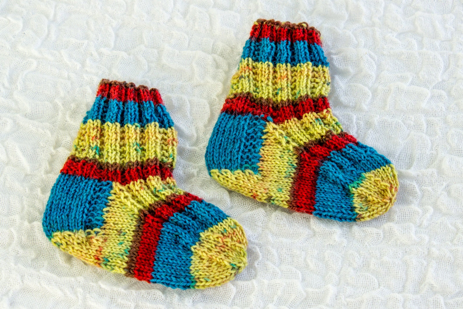 KNITTING PATTERN Modern Baby Socks Baby Sock Knitting Etsy