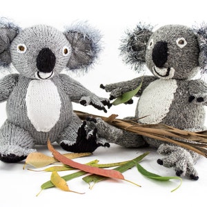 KNITTING PATTERN, Koala Knitting Pattern, Toy Knitting Pattern, Australian Koala Bear, Wildlife Toy, Knitted Softies Pattern, Knit Animal image 5