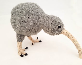 Kiwi Vogel Strickmuster: Tier (Plüschtier Tier)