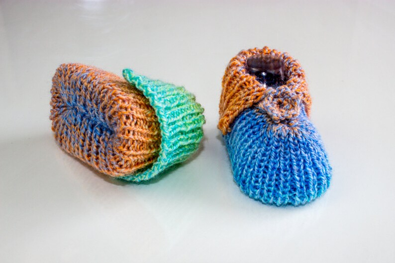 KNITTING PATTERN Baby Booties Beginners Booties Easy Etsy Australia
