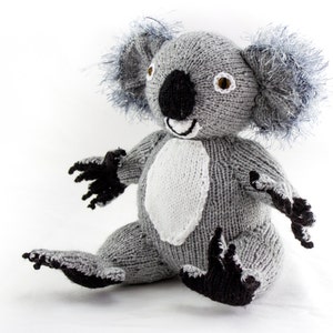 KNITTING PATTERN, Koala Knitting Pattern, Toy Knitting Pattern, Australian Koala Bear, Wildlife Toy, Knitted Softies Pattern, Knit Animal image 4