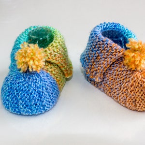 KNITTING PATTERN, PDF, Super Easy Baby Booties, Garter Stitch  Booties Knitting Pattern, Beginners Pattern, Easy Booties Pattern,