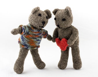 KNITTING PATTERN, Teddy Bear Knitting Pattern,Seamless Teddy Bear Knitting Pattern,, Soft Toy, Knitted Softie Pattern, Small Teddy Pattern