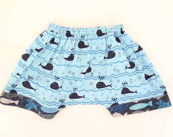 Kids Harem Shorts Sewing Pattern: Easy Toddler Beach Shorts (PDF Download)