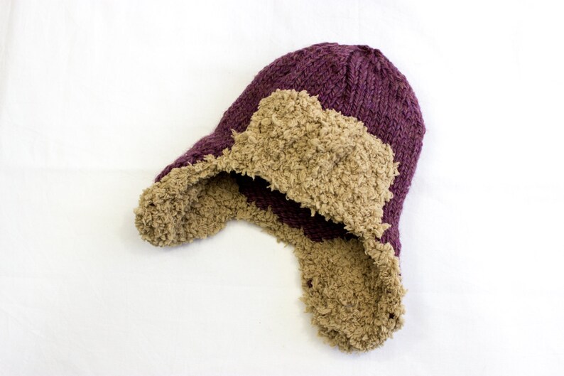 KNITTING PATTERN Aviator Hat Knitting Pattern Trapper Hat Etsy