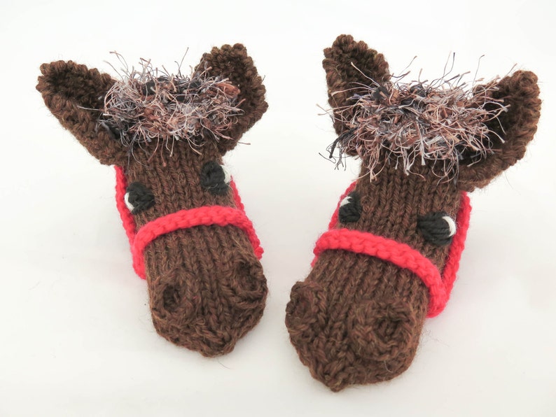 KNITTING PATTERN Horse Slippers Horse Socks Novelty Sock Etsy