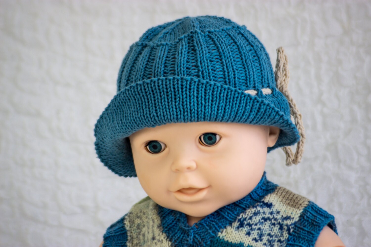 帽子 soonerorlater Hand-knitted Border Hat SOL soonerorlater / HAND-KNITTED BORDER HAT / M