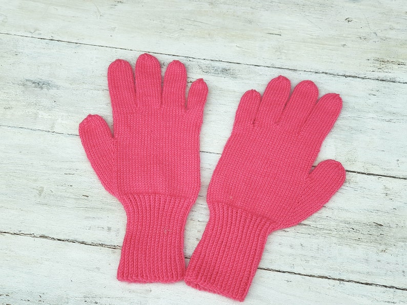 KNITTING PATTERN Gloves for Kids Finger Tips Glove Pattern Etsy