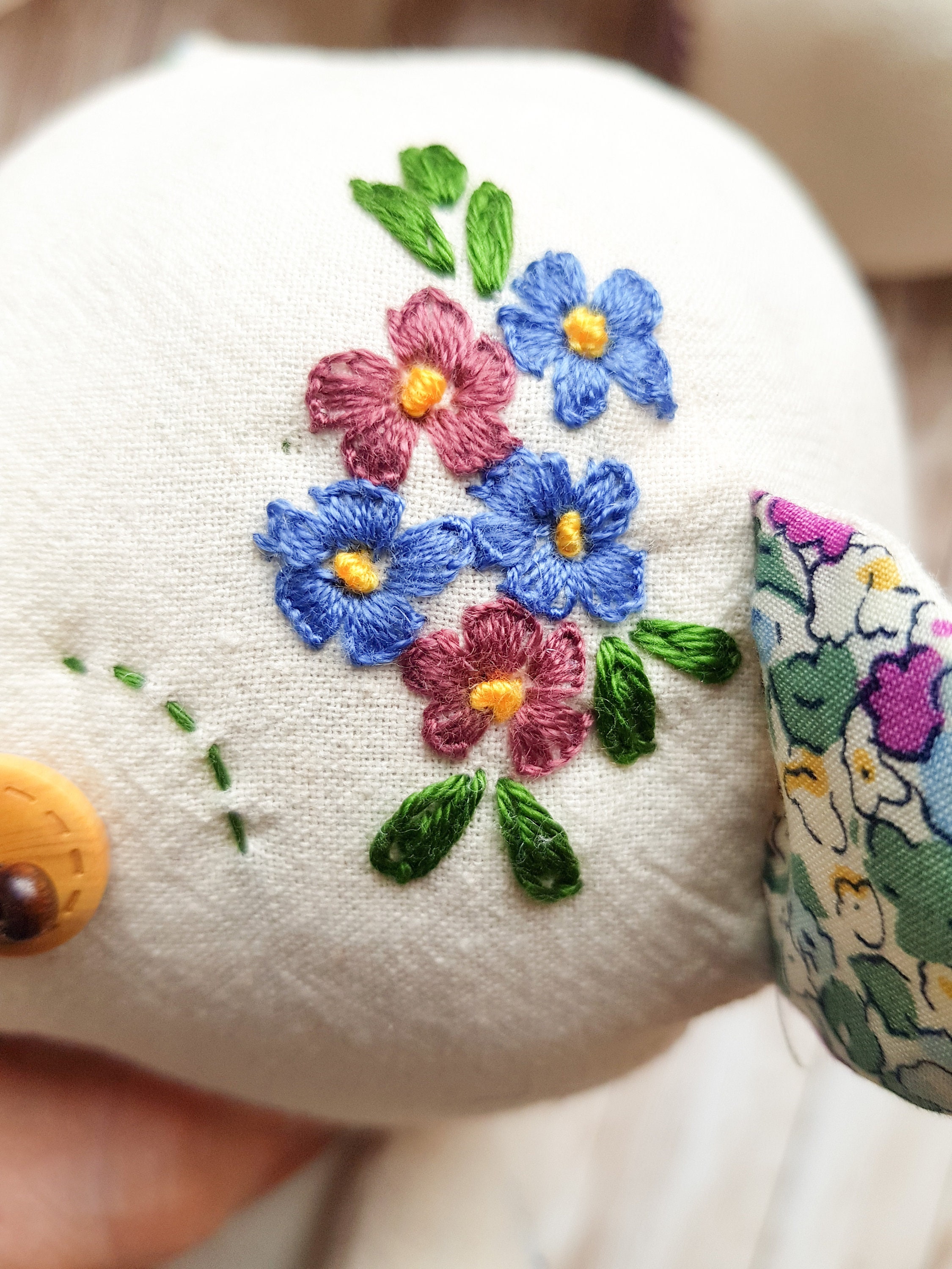 Teddy Bear Sewing Pattern, Chakra Embroidered Bear (PDF Pattern) - Etsy ...