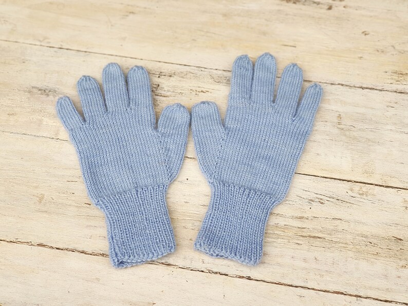 KNITTING PATTERN Gloves for Kids Finger Tips Glove Pattern | Etsy