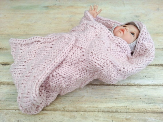 KNITTING PATTERN Baby Blanket Heart Pattern All You Need is