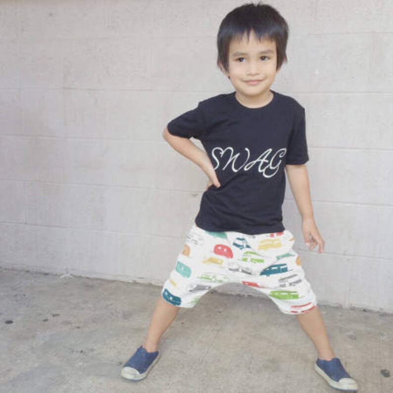 Sewing Pattern Kids Harem Shorts Toddler Harem Shorts Easy Etsy