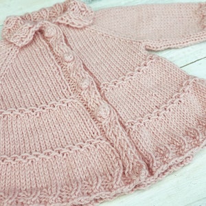 KNITTING PATTERN, Top Down Baby Coat/ Hat Set, Toddler Coat/ Hat Set ...