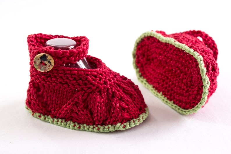 KNITTING PATTERN Baby Booties Baby Girl Booties Newborn Etsy