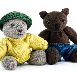 KNITTING PATTERN, Teddy Bear Knitting Pattern,JointedTeddy Bear Knitting Pattern,, Soft Toy, Knitted Softie Pattern, Classic Teddy Pattern
