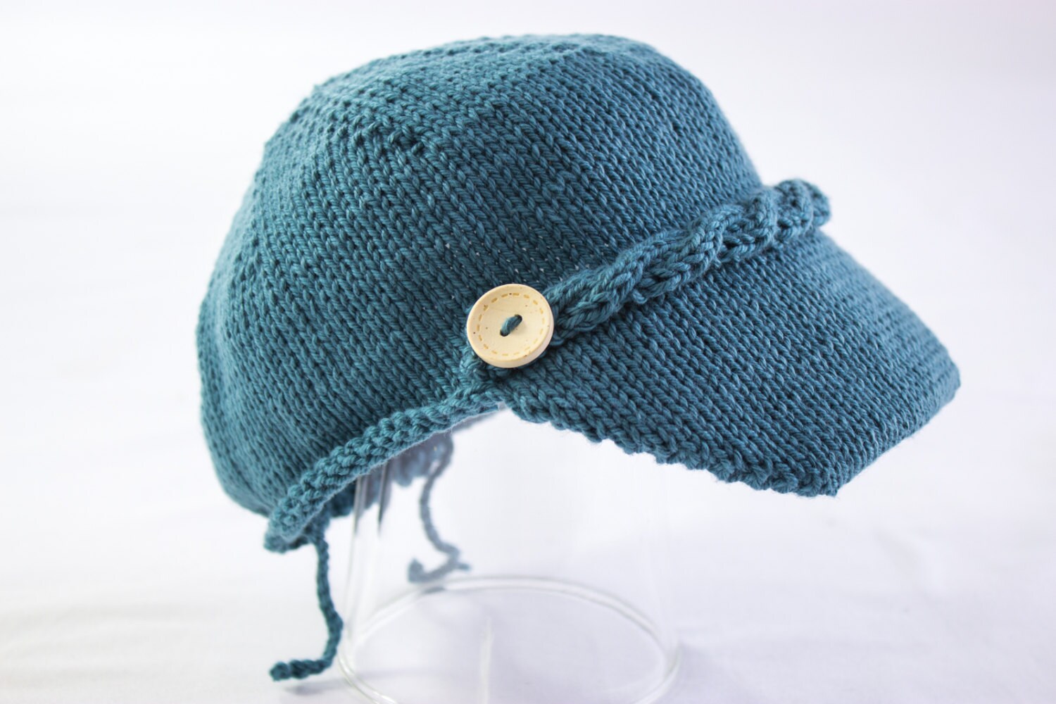 KNITTING PATTERN Boys Cap Brimmed Cap Baby Boy Hat Summer Etsy