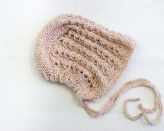 Patrón de gorro de encaje para bebé: accesorio fotográfico para recién nacidos (PDF)