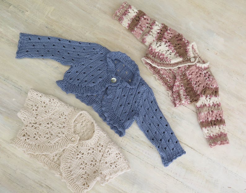 KNITTING PATTERN Baby Boleros Girls Boleros bella - Etsy Australia