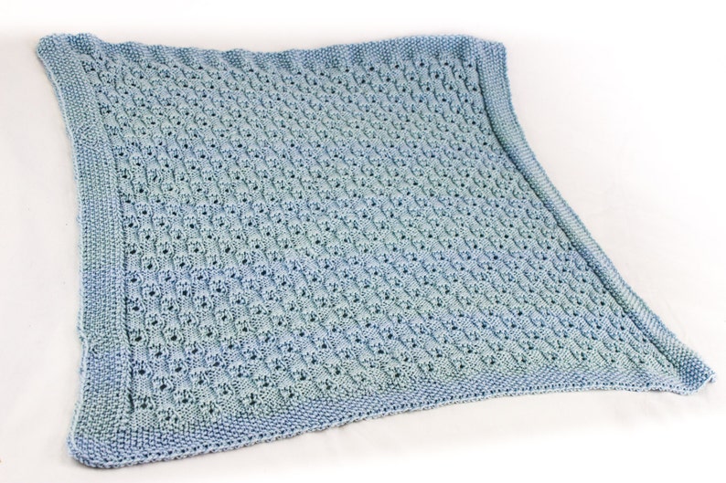 KNITTING PATTERN Baby Blanket Knitting Pattern 8 Ply Yarn Etsy