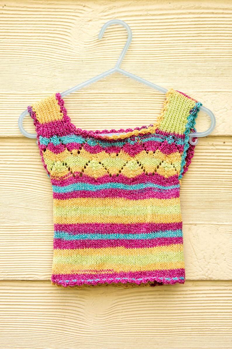 KNITTING PATTERN Baby Vest Baby Singlet Top Baby Summer Etsy Australia