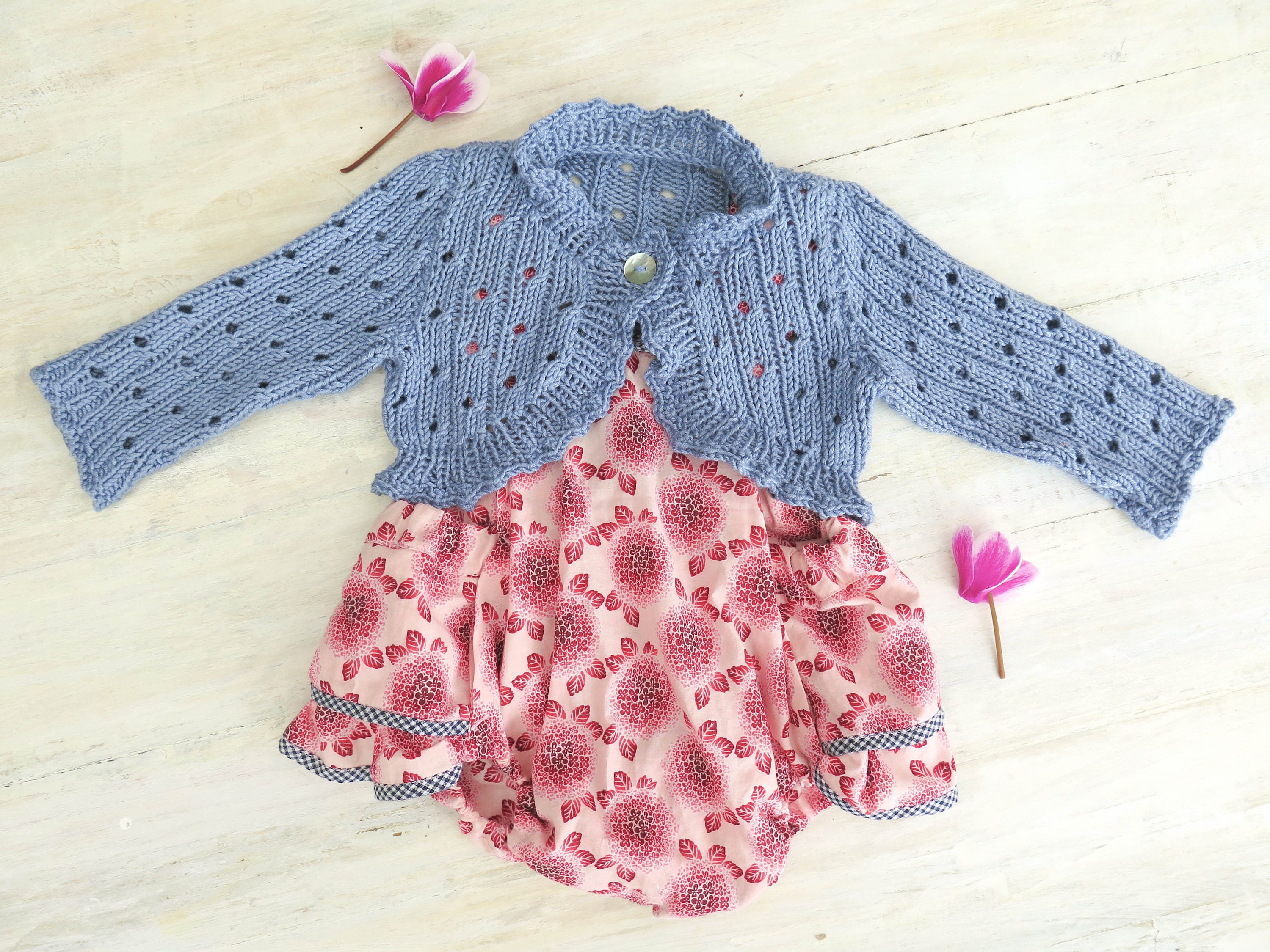 KNITTING PATTERN Baby Boleros Girls Boleros bella Etsy Australia