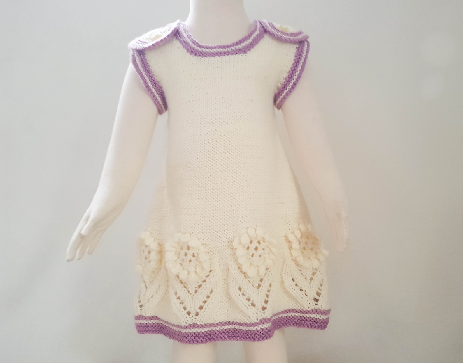KNITTING PATTERN Baby Knit Dress Knit Toddler Dress Etsy