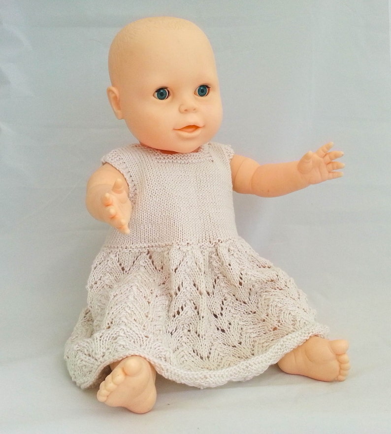 KNITTING PATTERN Baby Lace Dress Modern Baby Lace Dress Etsy Australia
