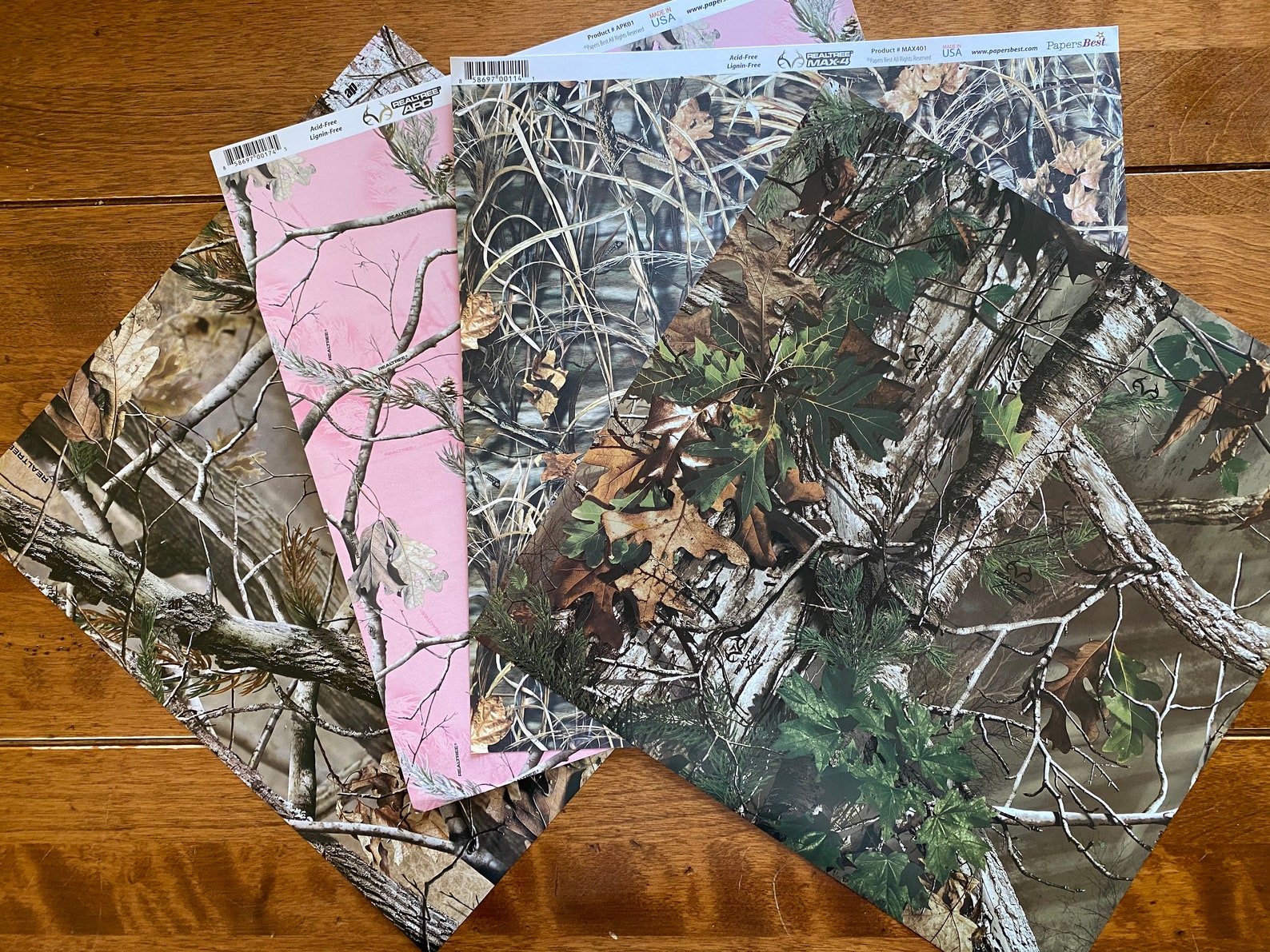 Realtree Camouflage Paper Combo Pack | Etsy