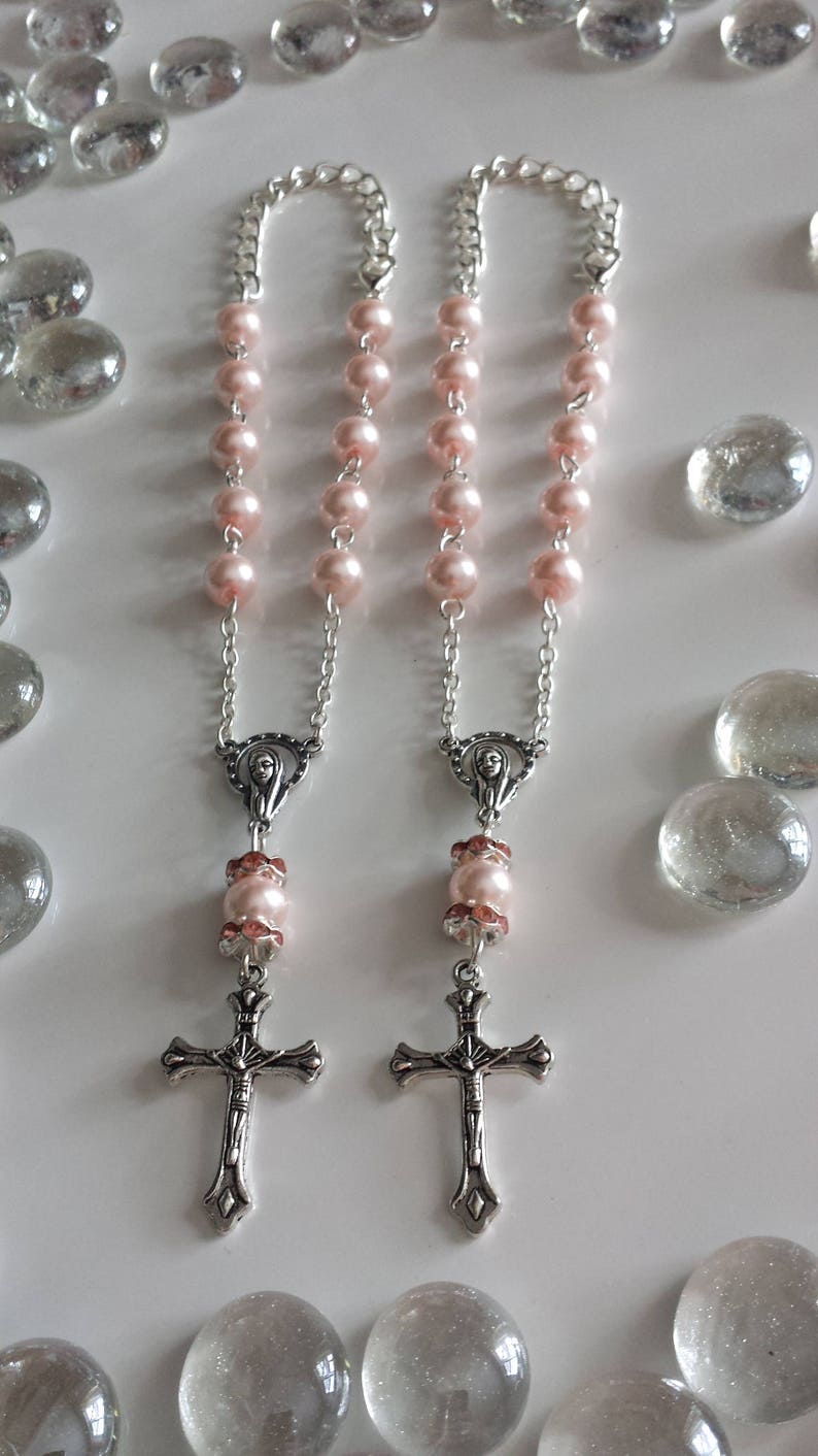 Small Rosaries Rear View Mirror Rosary Handmade Rosaries Etsy Canada