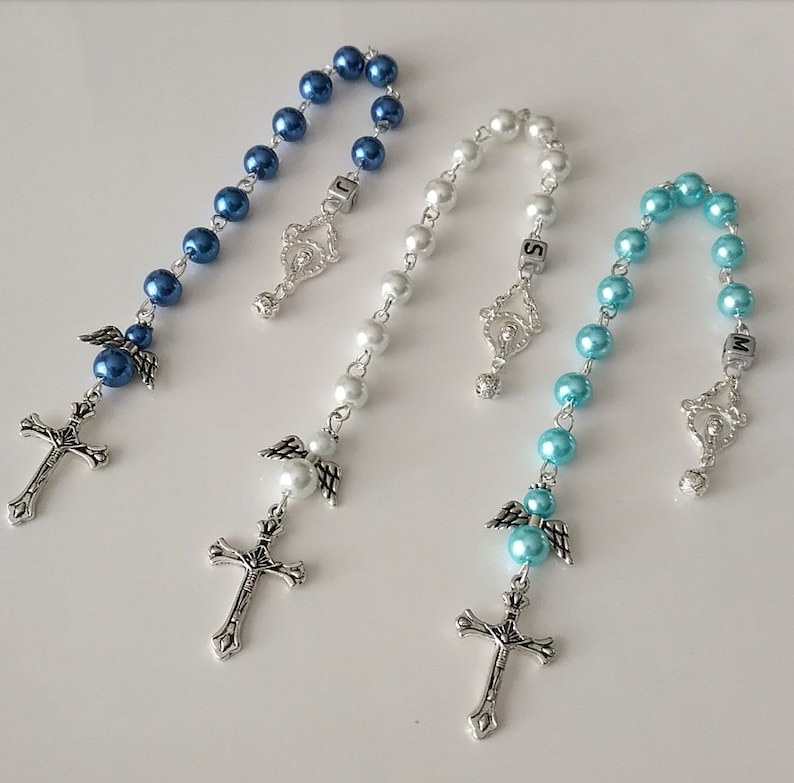 One Decade Personalized Rosaries Personalized Gifts Pocket image 0