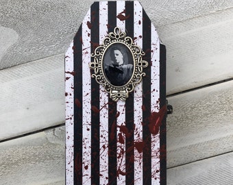 horror themed coffin jewelry box