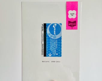 Metcard forever! Risograph print