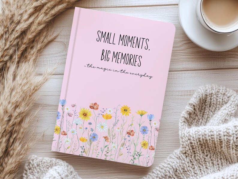 Memory Journal, Floral Notebook, Keepsake Memory Book image 2