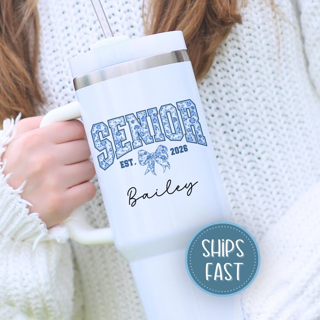 Senior 2026 Tumbler, Custom Graduation Tumbler, Class of 2026 Tumbler ...