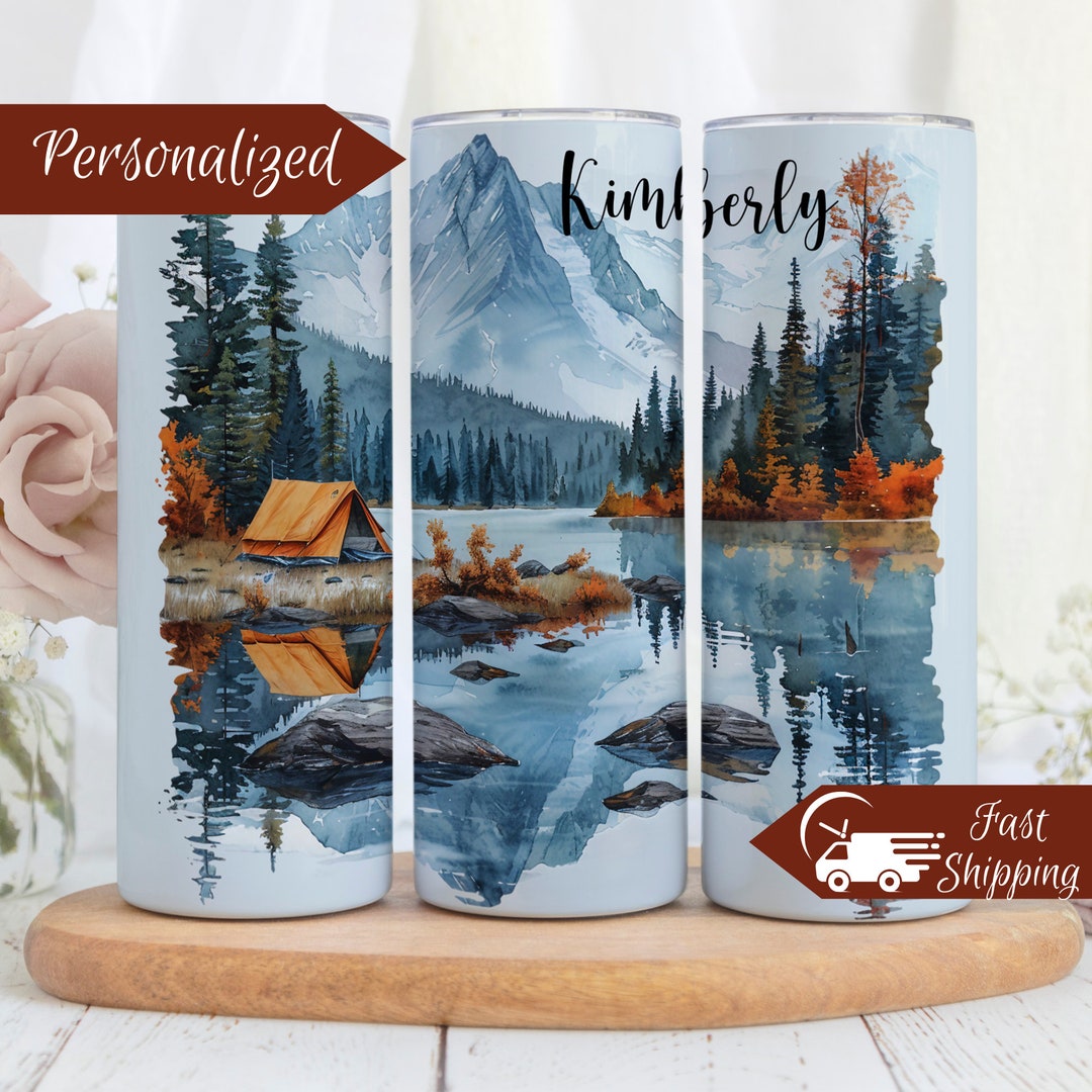 Personalized Camping Couple Wooden Sign - Gift Idea For Camping Lover/Couple - Couple/Parents With Up to 2 Kids And 3 Pets - Welcome To The Campsite main image 1