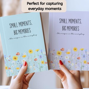 Memory Journal, Floral Notebook, Keepsake Memory Book image 3
