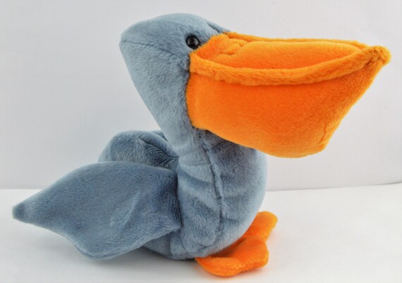 Ty Scoop El Pelicano Gorro De Pajaro Bebe Retirado Etsy