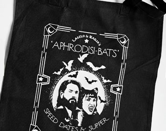 What we do in the shadows Lazlo and Nadja Vampire Tote bag, shopping bag, comedy, cult horror,