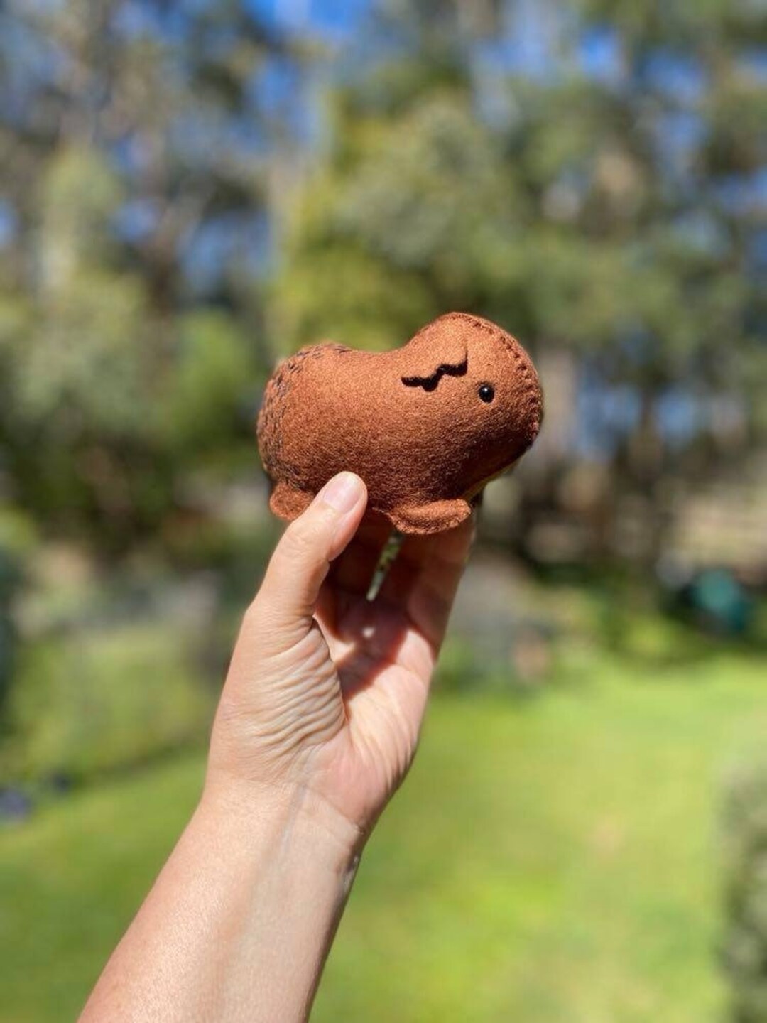 Image showcasing Guinea Pig Soft Toy Keepsake Plushie Wool Felt - Etsy
