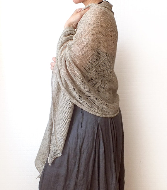 Linen cheap shawls wraps