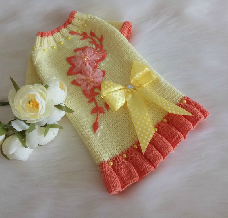 Knitting Pattern Dog Dress Dog Pattern Sewing Pattern PDF Etsy