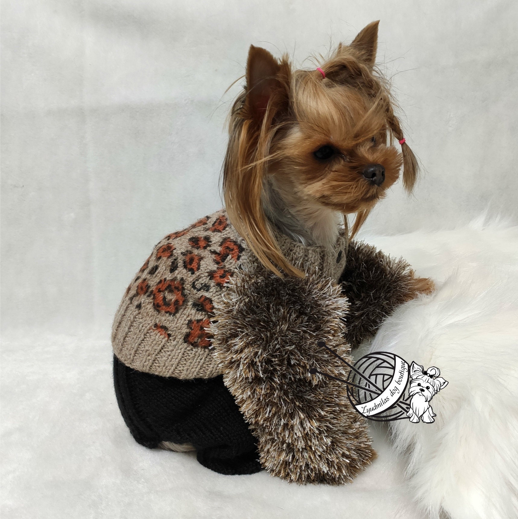 Fake designer cheap dog clothes