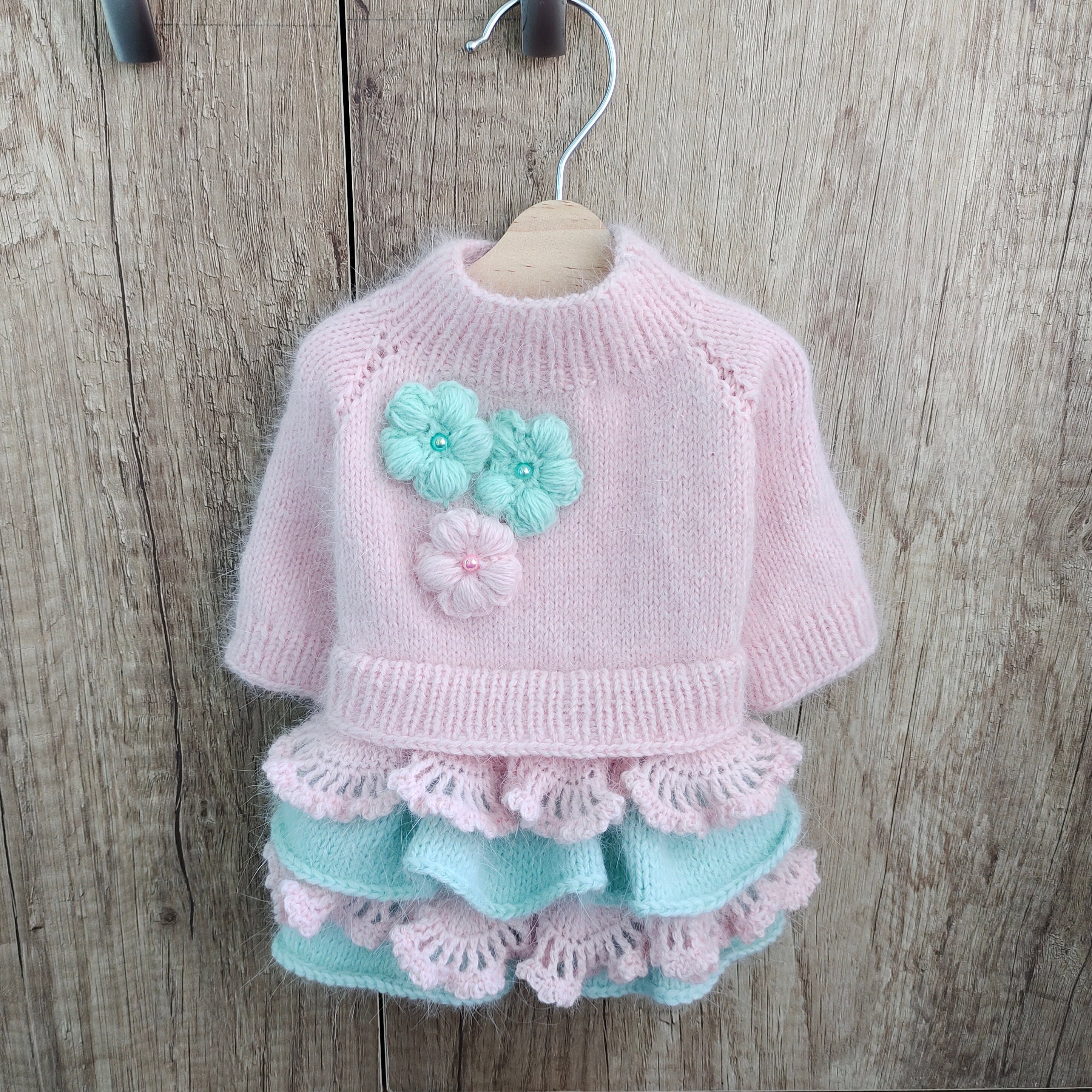 Woolen Dress Girls Etsy