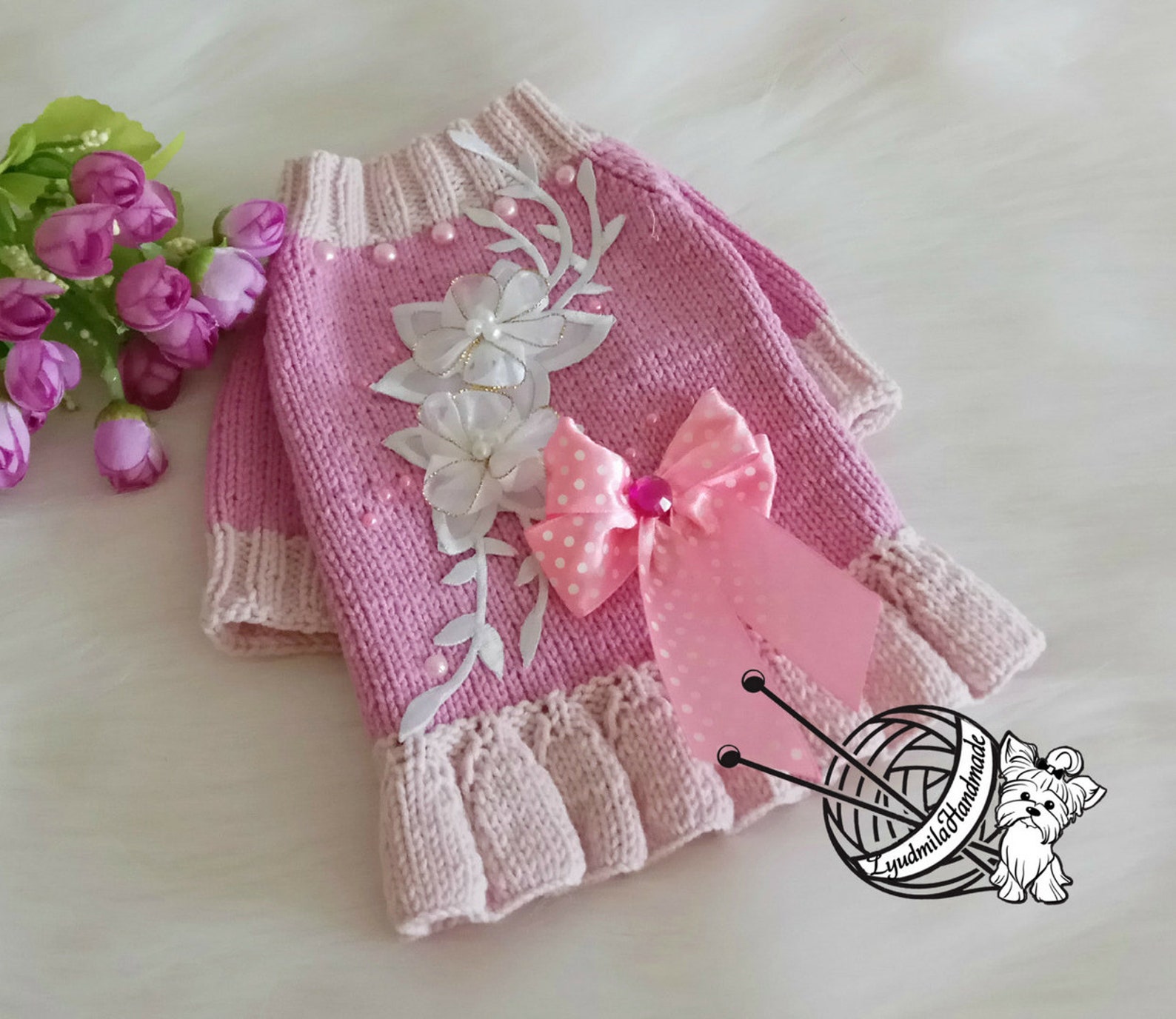 Knitting Pattern Dog Dress Dog Pattern Sewing Pattern PDF Etsy