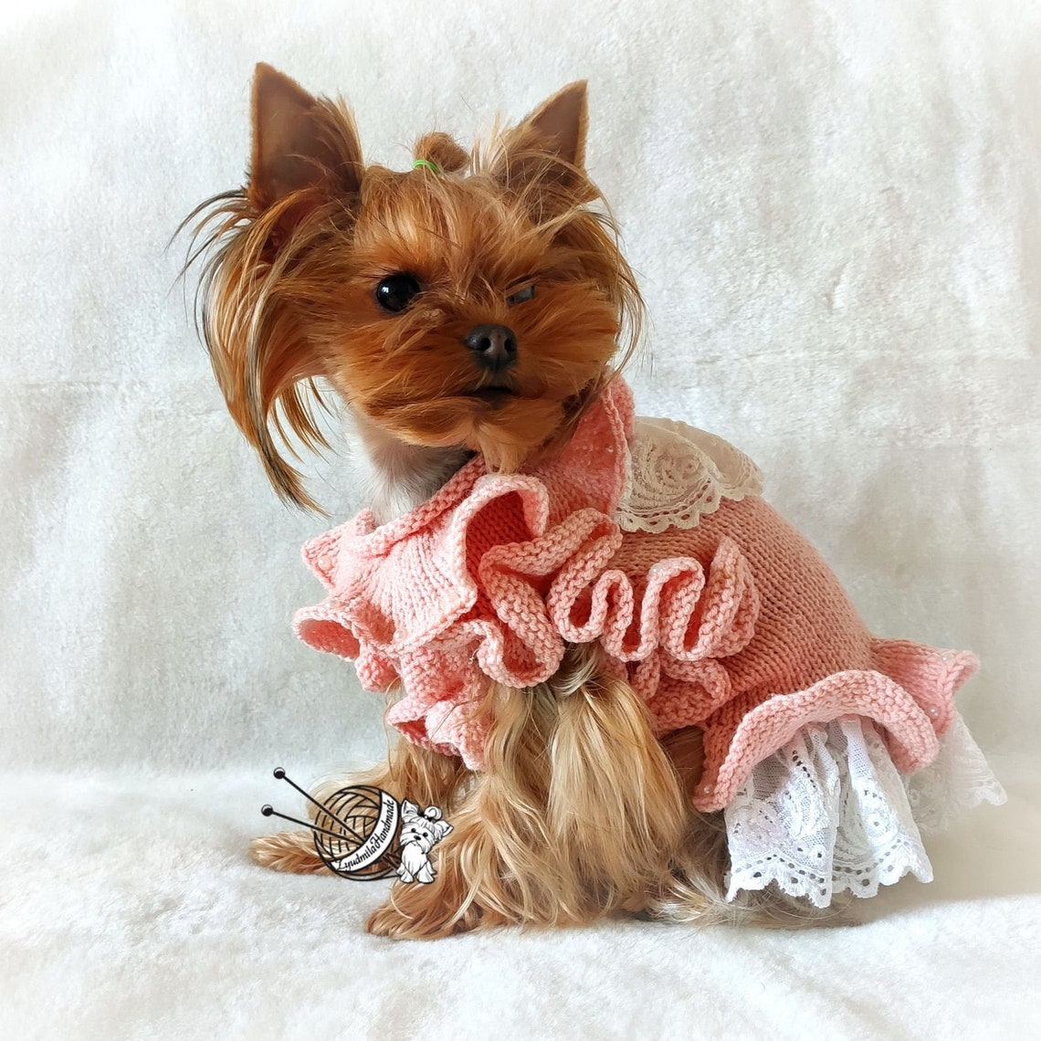 Small dog sweater designer dog clothes dog jacket yorkie dog Etsy