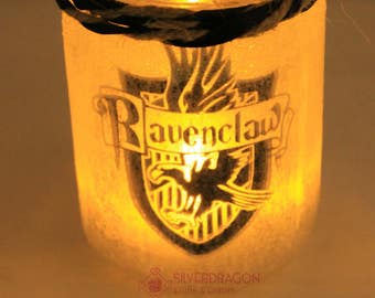 Ravenclaw House Lighted Jar: Hogwarts Crest Nightlight