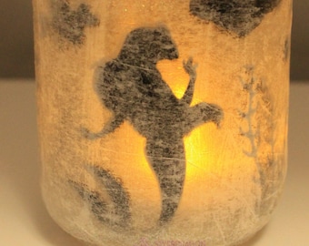 Mermaid Lighted Jar, Fairie Lantern, Nautical Nightlight