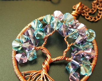 Swarovski Crystal Tree of Life Pendant